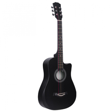 Електроакустична тревел гітара Alfabeto TravelerEQ (Чорний) + чохол Зображення