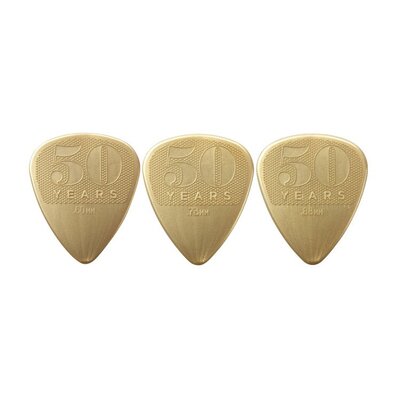 Набір медіаторів Dunlop 4429 50th Anniversary Gold Nylon Зображення