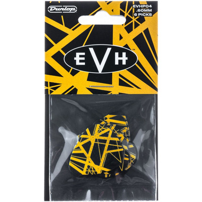 Набір медіаторів Dunlop EVH Van Halen EVHP04 VHII (6 шт.) Изображение