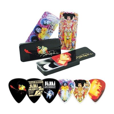 Набір медіаторів Dunlop JH-PT24 Jimi Hendrix Collector Series Cabinet Зображення