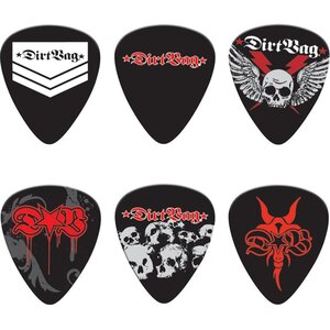 Набор медиаторов Dunlop Tortex Dirtbag Army Logo DRB06R .50mm (36шт) Изображение