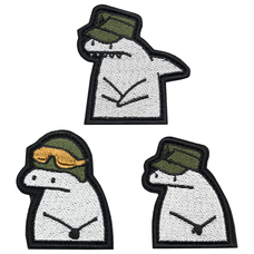 Набір нашивок на липучці Флорки (ЗСУ) 3 штуки Изображение