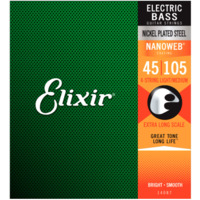 Струны для бас-гитары Elixir 14087 4S LM XL Изображение