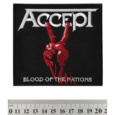 Нашивка Accept "Blood of the Nations" Изображение