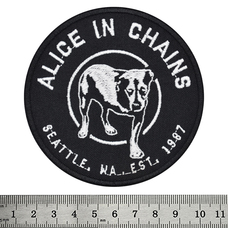 Нашивка Alice in Chains (Seattle WA. EST.1987) Изображение