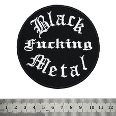 Нашивка Black Fucking Metal (PS-039) Зображення