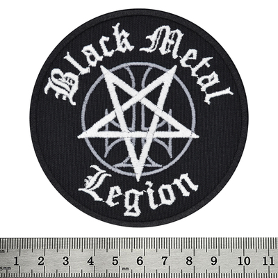 Нашивка Black Metal Legion (inverted pentagram with cross) Изображение