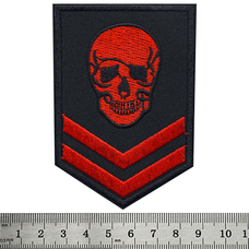 Нашивка Череп (шеврон) (pt-020) Изображение