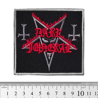 Нашивка Dark Funeral (red logo) (pt-028) Зображення