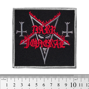 Нашивка Dark Funeral (red logo) (pt-028) Изображение