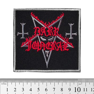 Нашивка Dark Funeral (red logo) (pt-028) Изображение