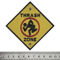 Нашивка D.R.I. "Thrash Zone" (PS-128) Зображення