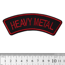 Нашивка Heavy Metal (red) (pt-063) Изображение