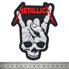 Нашивка Metallica (Skull Sign of the Horns) Изображение