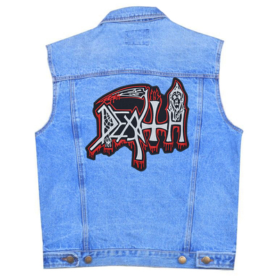 Нашивка наспинна Death (old white-red logo) Зображення