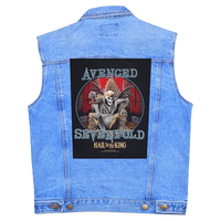 Нашивка наспинна катана AVENGED SEVENFOLD - HAIL TO THE KING (olbp-054) Зображення