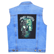 Нашивка наспинна катана AVENGED SEVENFOLD - MECHANICAL SKULL (olbp-076) Зображення