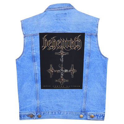 Нашивка наспинна катана BEHEMOTH - OPVS CONTRA NATVRAM (olbp-055) Зображення