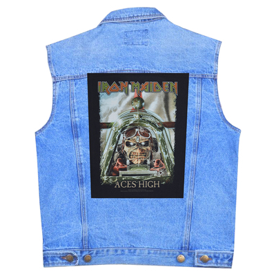 Нашивка наспинна катана Iron Maiden "Aces High" (olbp-011) Зображення