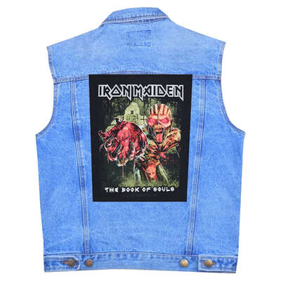 Нашивка наспинна катана Iron Maiden "The Book of Souls" (olbp-012) Зображення