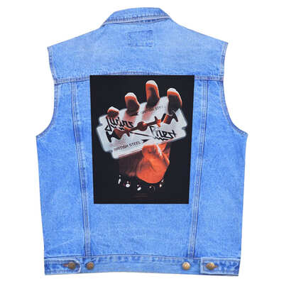 Нашивка наспинна катана Judas Priest "British Steel" (olbp-008) Зображення