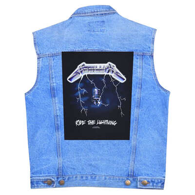 Нашивка наспинна катана Metallica "Ride the Lightning" (olbp-004) Зображення