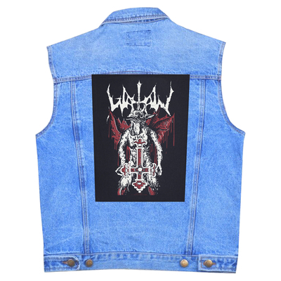 Нашивка наспинна катана WATAIN - INVERTED CROSS (olbp-107) Изображение