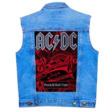 Нашивка наспинная AC/DC "Rock 'N' Roll Train" Изображение