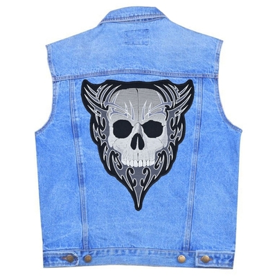 Нашивка наспинная Череп в узоре Изображение