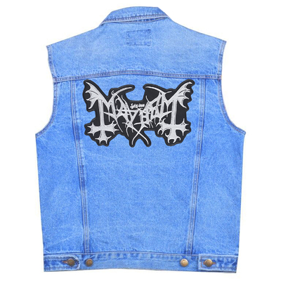 Нашивка наспинная Mayhem (лого) Изображение