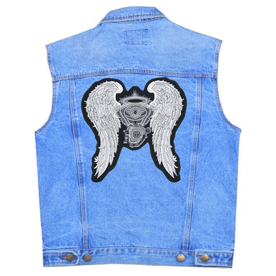 Нашивка наспинна Мотор з ангельськими крилами Зображення