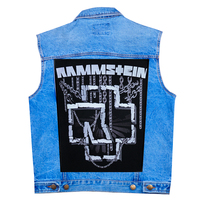 Нашивка наспинная Rammstein (logo with chains) Изображение