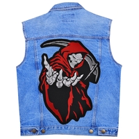 Нашивка наспинна Смерть з косою Зображення