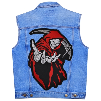 Нашивка наспинна Смерть з косою Зображення