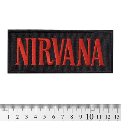 Нашивка Nirvana (red logo) (pt-008) Зображення