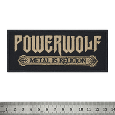 Нашивка Powerwolf "Metal Is Religion" Изображение