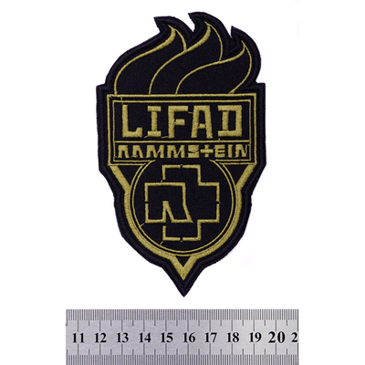 Нашивка Rammstein "LIFAD" Изображение