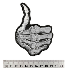 Нашивка Skeleton Thumb Up Изображение