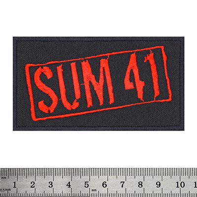 Нашивка Sum 41 (red logo) (pt-023) Изображение
