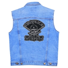 Нашивка термо Dropkick Murphys (skull and logo) наспинна (thps-015) Изображение