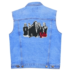 Нашивка термо Korn (band with logo) наспинна (thps-060) Изображение