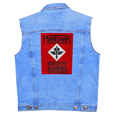 Нашивка термо Manowar "Sign of the Hammer" наспинна (thps-024) Изображение