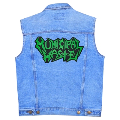 Нашивка термо Municipal Waste (logo) наспинна (thps-005) Изображение