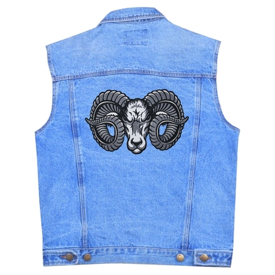 Нашивка термо Ram Head наспинна (thps-086) Изображение