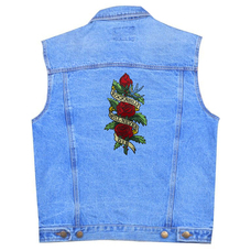 Нашивка термо Rockabilly Will Never Die наспинна (thps-037) Изображение