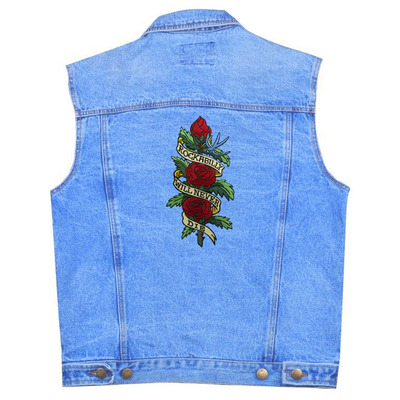 Нашивка термо Rockabilly Will Never Die наспинна (thps-037) Изображение