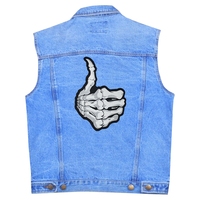 Нашивка термо Skeleton Thumb Up наспинна (thps-076) Изображение