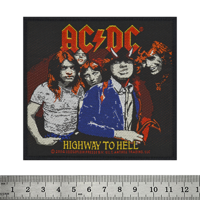 Нашивка ткана AC/DC - HIGHWAY TO HELL (ofp-036) Зображення