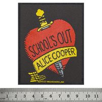 Нашивка ткана ALICE COOPER - SCHOOL'S OUT (ofp-238) Изображение