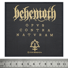 Нашивка ткана BEHEMOTH - OPVS CONTRA NATVRAM (ofp-240) Зображення